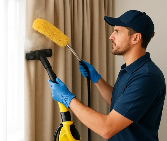 Trusted curtain steam cleaning technician Matty Curtain Cleaning connewarre-vic QLD